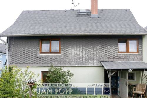 Gartenansicht - Mehrfamilienhaus, Wohnhaus mit 85,00 m&sup2; in Mohlsdorf-Teichwolframsdorf zum Kaufen