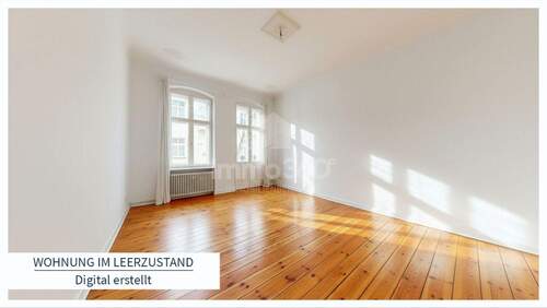 Wohnnung im Leerzustand - 2 Zimmer Etagenwohnung zum Kaufen in Berlin