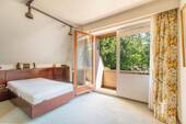 Schlafzimmer mit direktem Zugang zum Balkon - 