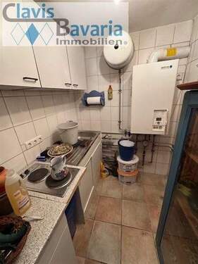 Küche EG mit Gastherme - 4 Zimmer Mehrfamilienhaus, Wohnhaus zum Kaufen in Vilshofen an der Donau