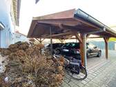 Großer Massivholz-Carport - 