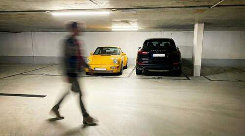 Two Parking Spaces in the Parking Garage - 