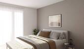 Ein gemütliches Schlafzimmer - 2 Zimmer Etagenwohnung in Düsseldorf