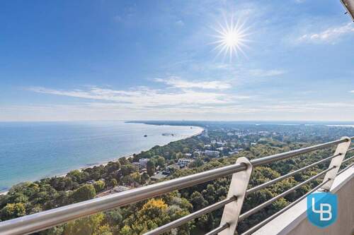 Ausblick vom Balkon - Traumblick über die Lübecker Bucht