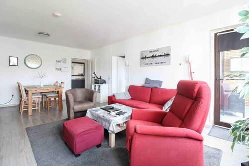 Wohnzimmer - Helle Eigentumswohnung mit Balkon und Aufzug in Duisburg-Homberg