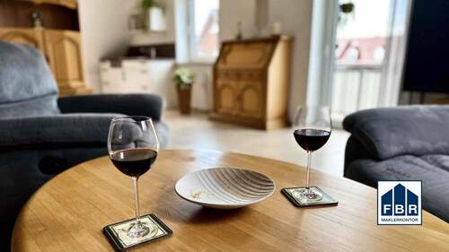 Wohnzimmer im Dachgeschoss - 