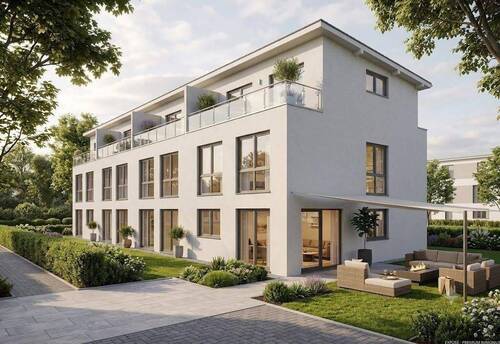 Beispiel Ansicht - +Neubauvorhaben+ Wunderschönes Reihenendhaus in HH-Rahlstedt ab einer mtl. Rate von 1.797,20 €