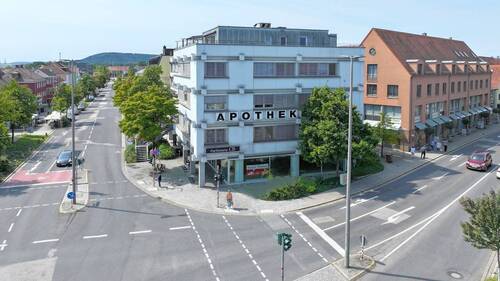 Perfekte Lage - Blick richtung Bahnhof - 