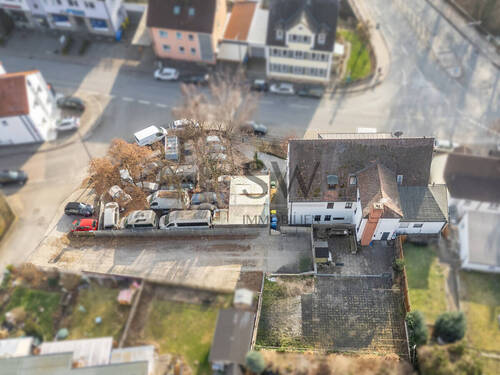 Drohnenansicht - Grundstück in Fürth