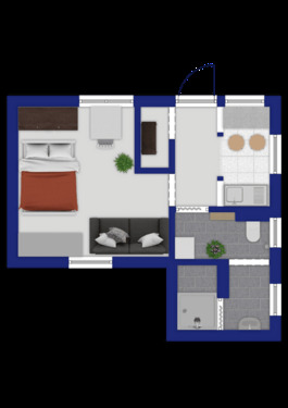 GR Erdgeschoss - 1 Zimmer Mehrfamilienhaus, Wohnhaus in Nordhausen