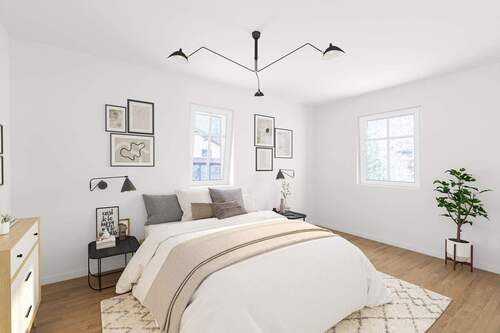 Schlafzimmer Beispieleinrichtung - 3 Zimmer Etagenwohnung in Bad Wiessee