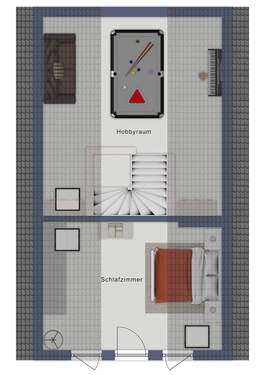 Gestaltungsvorschlag Dachgeschoss - 