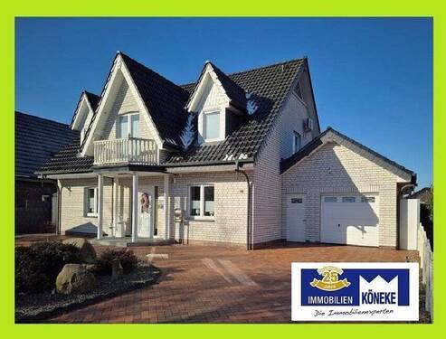 Straßenansicht - Viele Möglichkeiten, ca. 212 m² Wfl.- Top gepflegt, Wintergarten, Garage, Gartenhaus, Extras!