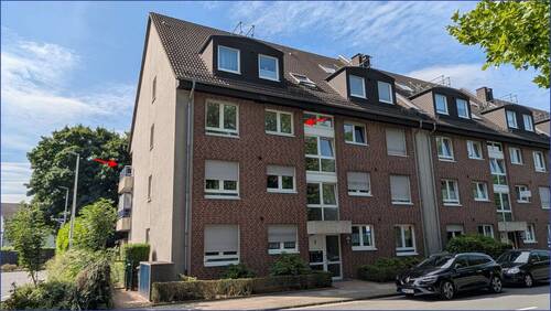 Vorderansicht - 3 Zimmer Etagenwohnung zum Kaufen in Essen / Schonnebeck