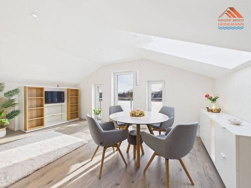 Wohn- und Essbereich 3 - 2 Zimmer Etagenwohnung in Friedrichstadt