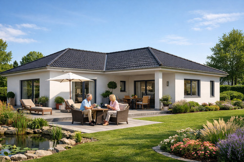 DUMAX B 104 - Stilvoll wohnen auf einer Ebene - Ihr Bungalow nach Maß in Scharringhausen