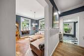 Wohnbereich & Flur - 3 Zimmer Einfamilienhaus in Hamburg
