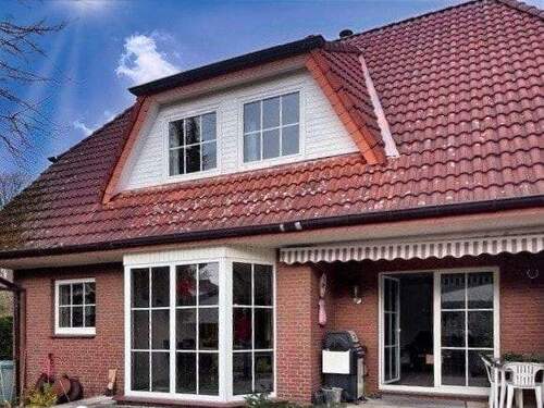 Rückfront - gepflegtes Einfamilienhaus mit großem Grundstück in Springe zu verkaufen