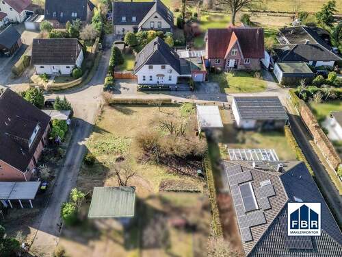 Vogelperspektive Grundstück - Baugrundstück in Raben Steinfeld - Verwirklichen Sie Ihren Traum vom Eigenheim