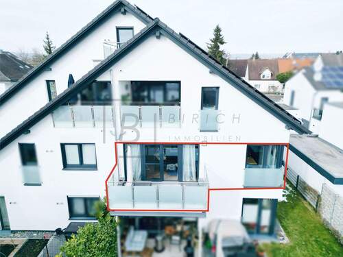 Drohnenaufnahmen - 4 Zimmer Etagenwohnung zum Kaufen in Neu-Ulm / Pfuhl