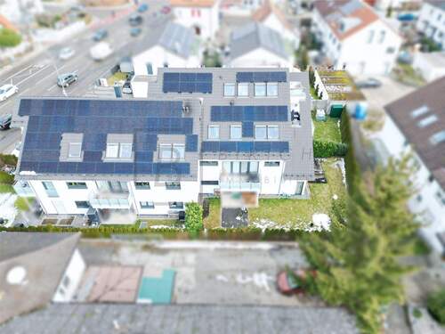 Drohnenaufnahmen - Etagenwohnung mit 120,90 m&sup2; in Neu-Ulm / Pfuhl zum Kaufen