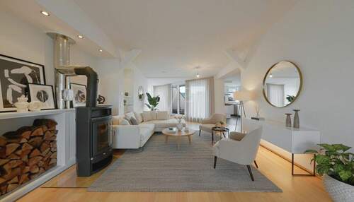 Wohnzimmer - 5 Zimmer Etagenwohnung zum Kaufen in Berlin