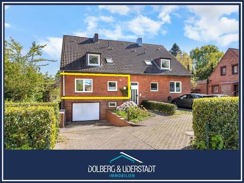 Titelbild - Helle 2,5-Zimmer-Hochparterre-Wohnung in Billstedt, inklusive Garten und sonniger Terrasse