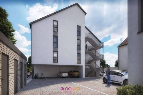 Ansicht Zufahrt von Westen - 1 Zimmer Etagenwohnung in Braunschweig
