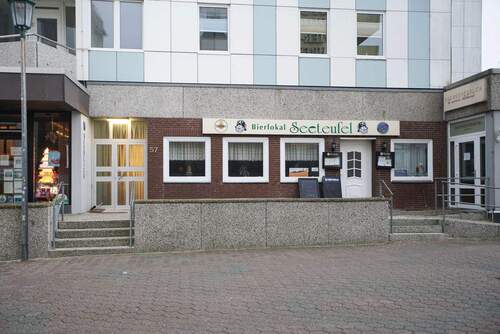 Ansicht von der Bismarckstraße - Hotel, Pension, Gasthof in Borkum