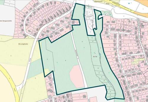 Flurkarte 1 - Weitläufiges Grundstücksareal mit Bauerwartungsland in Saarbrücken-Gersweiler