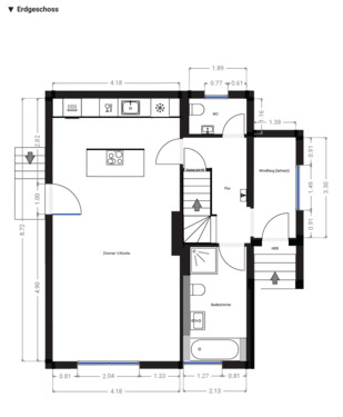 EG - 3 Zimmer Einfamilienhaus zum Kaufen in Berlin