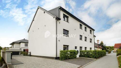 Außenansicht 2 - 3 Zimmer Etagenwohnung zum Kaufen in Radeberg-Großerkmannsdorf