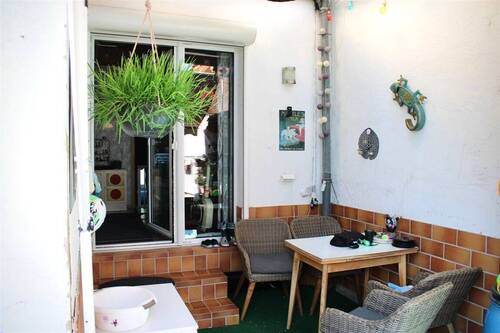 Terrasse vom Wohnzimmer - 