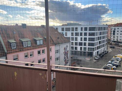 Balkon - 1 Zimmer Etagenwohnung in Nürnberg
