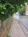 Straße vor dem Grundstück 2.jpg - Grundstück in Leipzig