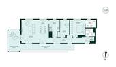 Grundriss der Eigentumswohnung - 