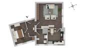 Grundriss - 2 Zimmer Etagenwohnung in Erfurt