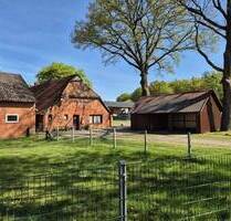 Achtung Tierhalter! Resthof, mit Nebengebäude, mit 6055 m² Hof & Weideland! - Dötlingen Aschenstedt