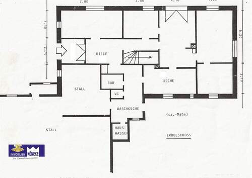Wohnhaus, Erdgeschoss - 