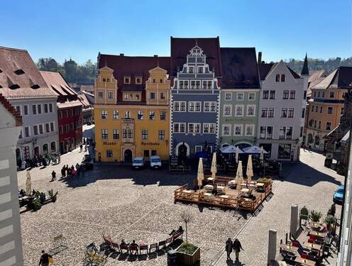 Blick vom OG auf den Marktplatz - 