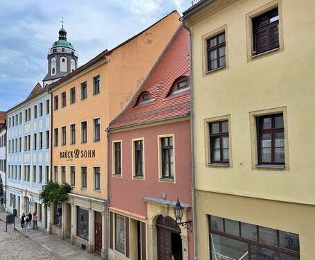 Hausfassade - Straßenansicht - 1 Zimmer Mehrfamilienhaus, Wohnhaus zum Kaufen in Meißen