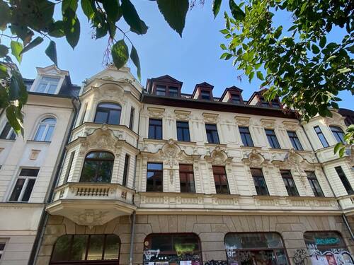 Objekt_Vorderansicht - 4 Zimmer Etagenwohnung zum Kaufen in Leipzig