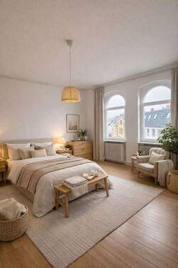 Schlafzimmer KI generiert - 