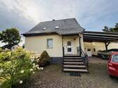 Eingang EFH und Carport - 