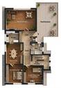 3-D Grundriss DG - 