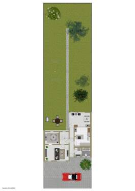 Erdgeschoss und Außenbereich - 