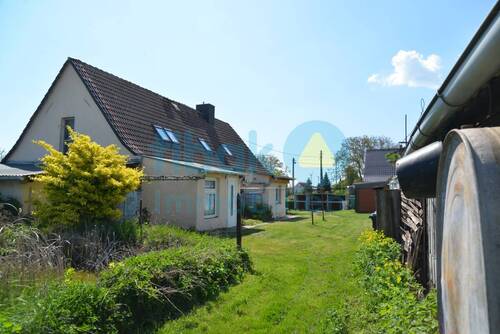 Gartenansicht - Einfamilienhaus zum Kaufen in Plötzkau / Bründel