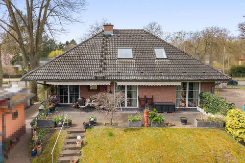 Drohne - Schönes Ein- bis Zweifamilienhaus mit Einliegerwohnung im modernen Landhausstil in bester Villenlage