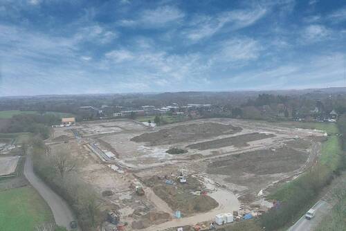 Luftaufnahme - Interessantes Neubaugebiet in Ahrensbök