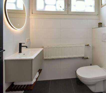 Gäste-WC Eingangsbereich illustriert - 